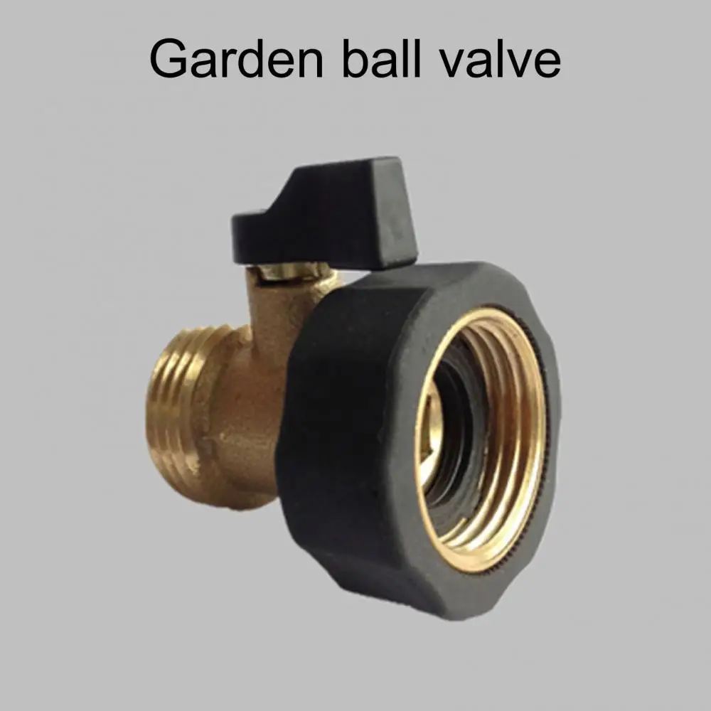 Наружная внутренняя резьба 3/4 дюйма, односторонний шаровой клапан для сада, соединитель шланга 
Наружная внутренняя резьба 3/4 дюйма, односторонний шаровой клапан для сада, соединитель шланга