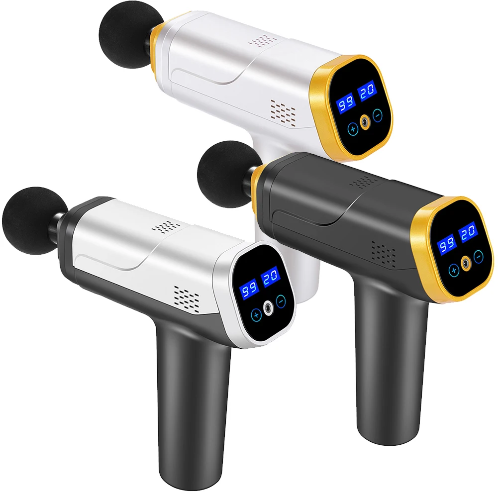 Touch Screen Electric Massage Gun Fascia Guns Fitness Back Neck Deep Tissue Muscle Massager Body Relaxation Pain Relief
Touch Screen Electric Massage Gun Fascia Guns Fitness Back Neck Deep Tissue Muscle Massager Body Relaxation Pain Relief