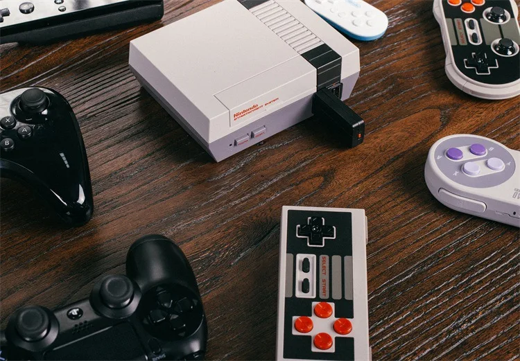 8BitDo NEW NES30 Classic Edition Set Wireless Bluetooth Gamepad Game Controller Retro Joystick & Receiver for Original NES Mini
8BitDo NEW NES30 Classic Edition Set Wireless Bluetooth Gamepad Game Controller Retro Joystick & Receiver for Original NES Mini
