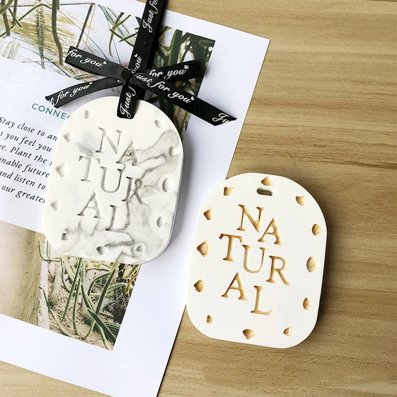 Silicone Candle Mold DIY Aromatherapy Wax Mold Plaster Car Pendant NATURAL Letter Decoration Candle Making Molds
Silicone Candle Mold DIY Aromatherapy Wax Mold Plaster Car Pendant NATURAL Letter Decoration Candle Making Molds