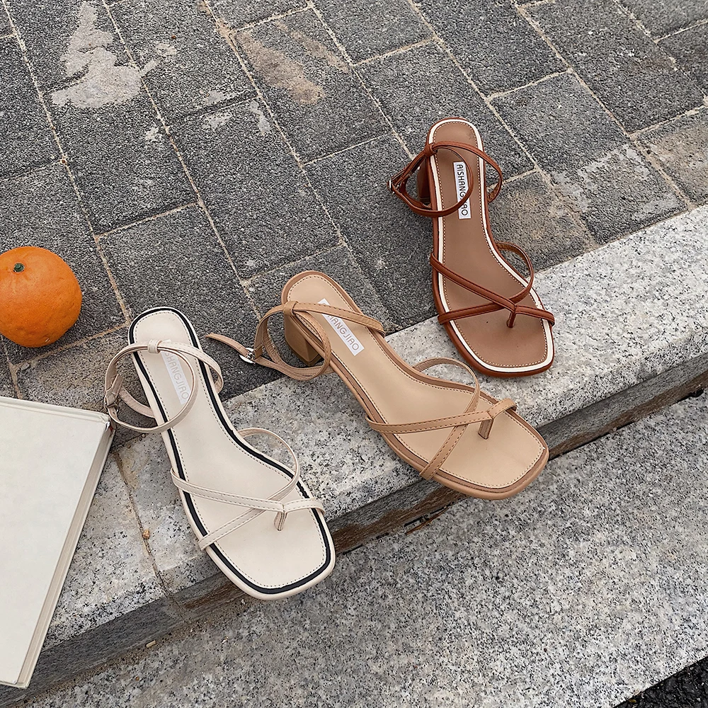 Sandals For Women Girl Peep-Toe Shoes Flip Flop Slip On Narrow Band Middle Heel Lazy Sexy Summer Outdoor QIWN 070151 
Sandals For Women Girl Peep-Toe Shoes Flip Flop Slip On Narrow Band Middle Heel Lazy Sexy Summer Outdoor QIWN 070151
