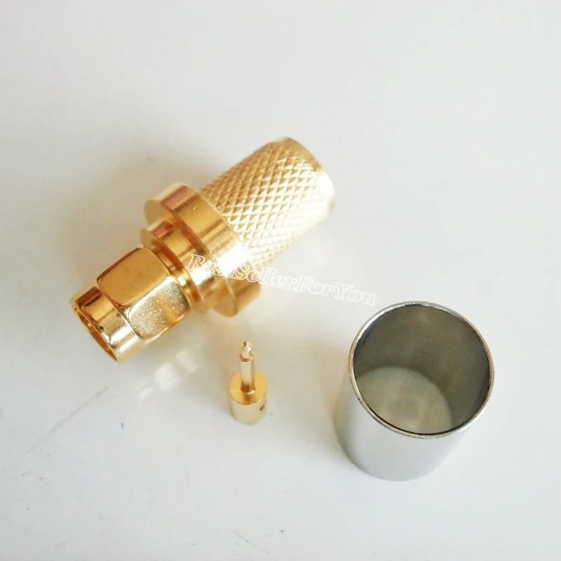 10Pc Connector SMA Male Plug Crimp RG5 RG6 5D-FB LMR300 Cable Straight Adapter
10Pc Connector SMA Male Plug Crimp RG5 RG6 5D-FB LMR300 Cable Straight Adapter