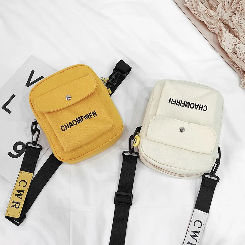 Women's Messenge Bag New Style Lady All-match Small Square Bag Korean Canvas Shoulder Bag Messenger Phone Bag Sports Storage Bag
Women's Messenge Bag New Style Lady All-match Small Square Bag Korean Canvas Shoulder Bag Messenger Phone Bag Sports Storage Bag