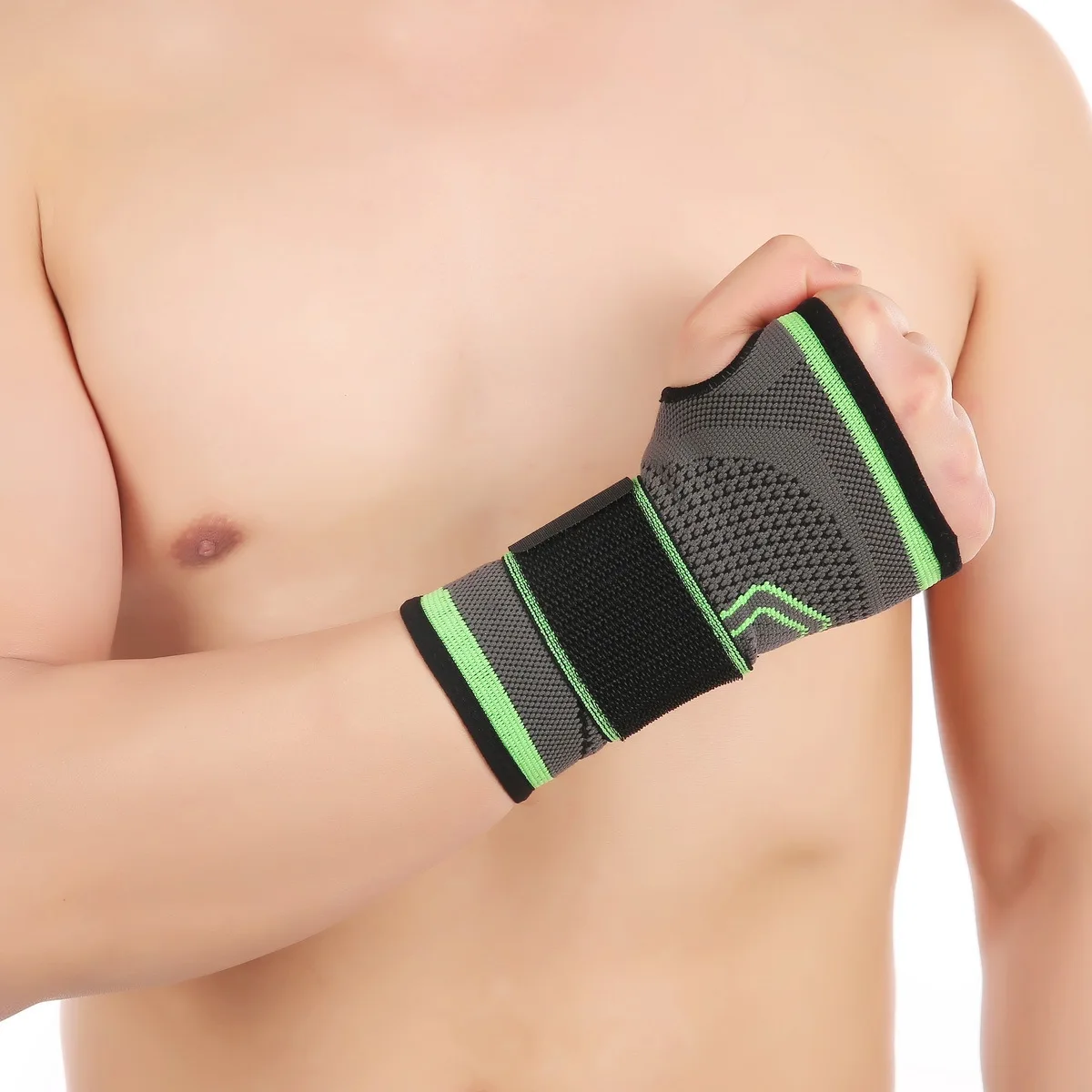 1PCS 3D Compression Fitness Wristband Crossfit Gym Weight Lifting Wrist Support Support Sleeve Bandage To Protect The Palm
1PCS 3D Compression Fitness Wristband Crossfit Gym Weight Lifting Wrist Support Support Sleeve Bandage To Protect The Palm