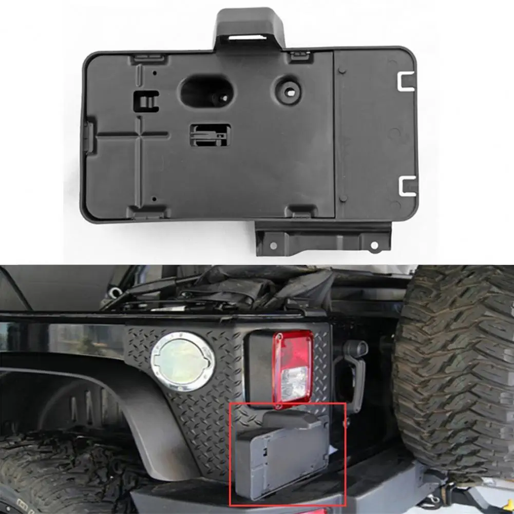 License Plate Tag Holder Scratch Proof ABS Black Rear License Number Plate Bracket with LED Light for Jeep Wrangler JK 2006-2017
License Plate Tag Holder Scratch Proof ABS Black Rear License Number Plate Bracket with LED Light for Jeep Wrangler JK 2006-2017