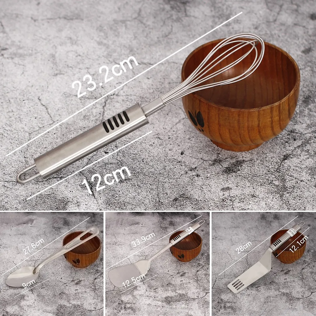 1pc Stainless Steel Spatula Frying Shovel Soup Ladle Spoon Colander Kitchenware Cookware Good Heat Insulation Effect
1pc Stainless Steel Spatula Frying Shovel Soup Ladle Spoon Colander Kitchenware Cookware Good Heat Insulation Effect