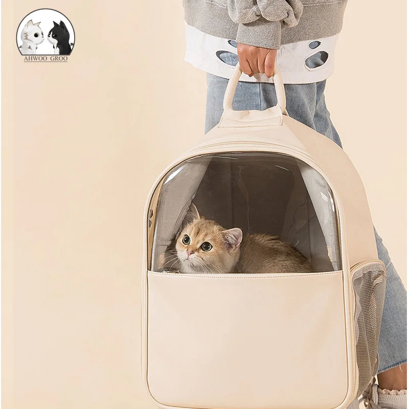 Pu Leather Cat Carrier Bags Breathable Pet Carriers Small Dog Cat Backpack Travel Transport Bag Carrying for Cats Backpack
Pu Leather Cat Carrier Bags Breathable Pet Carriers Small Dog Cat Backpack Travel Transport Bag Carrying for Cats Backpack