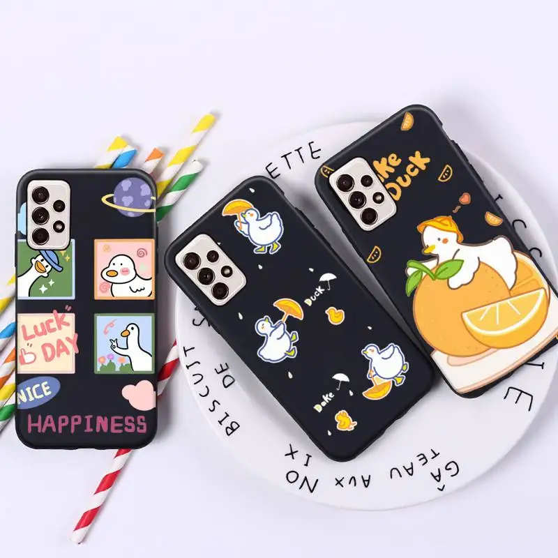 Cartoon cute duck white creative Phone Case For Samsung A10 32 51 52 71 72 50 12 21S S10 S20 S21 note 10 20 Plus Fe Ultra
Cartoon cute duck white creative Phone Case For Samsung A10 32 51 52 71 72 50 12 21S S10 S20 S21 note 10 20 Plus Fe Ultra