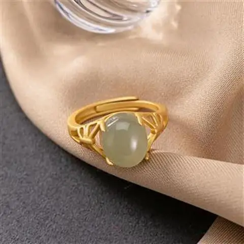 Original S925 Sterling Silver Hetian Jade Gray Jade Natural Jade Open Lady Temperament Gilding Craft Ring Rings
Original S925 Sterling Silver Hetian Jade Gray Jade Natural Jade Open Lady Temperament Gilding Craft Ring Rings