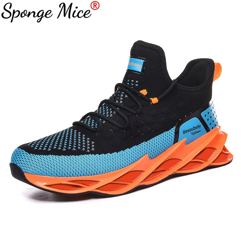 New Blade Cushioning Sneakers Mesh Running Shoes for Men Breathable Profession Sports Shoes Outdoor Athletic Training Sneakers
New Blade Cushioning Sneakers Mesh Running Shoes for Men Breathable Profession Sports Shoes Outdoor Athletic Training Sneakers