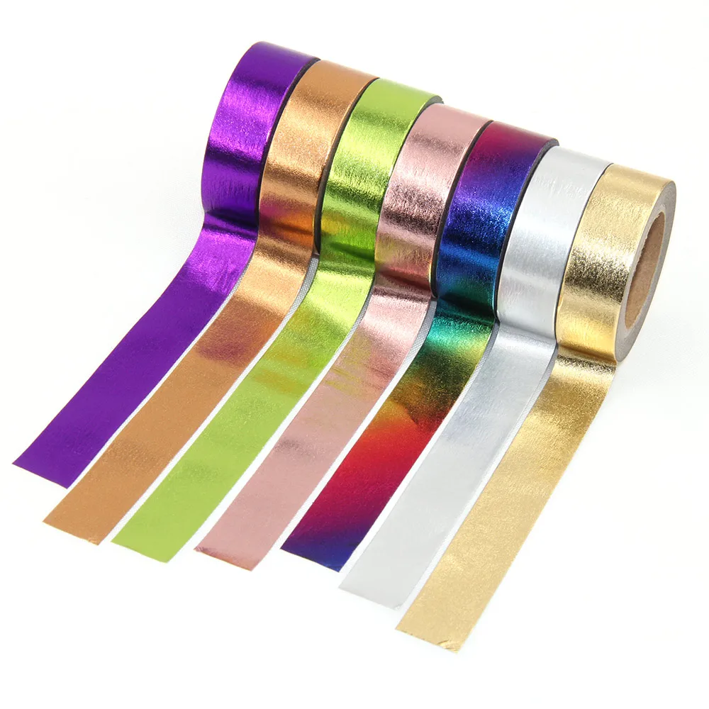 1pcs DIY Cute Kawaii Solid Color foil Washi Tape Lovely Adhesive Tape For Home Decoration Scrapbooking Free Shipping
1pcs DIY Cute Kawaii Solid Color foil Washi Tape Lovely Adhesive Tape For Home Decoration Scrapbooking Free Shipping