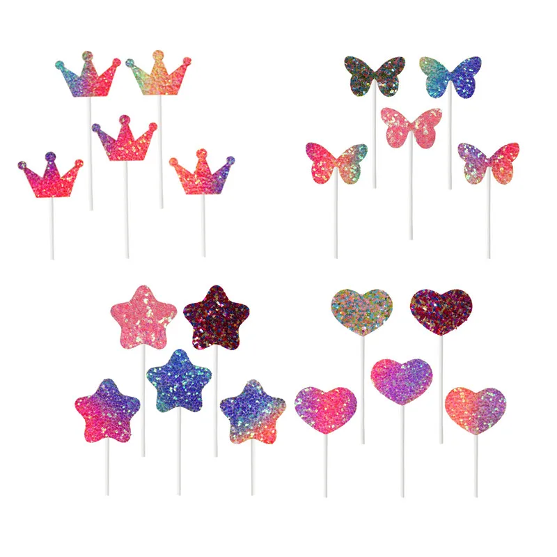 Birthday Cake Topper Children Holiday Party Decoration Supplies Heart Shaped Butterfly Crown Star Shaped Dessert Flag Accessorie
Birthday Cake Topper Children Holiday Party Decoration Supplies Heart Shaped Butterfly Crown Star Shaped Dessert Flag Accessorie