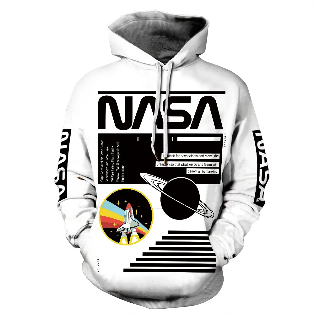 Spacesuit Hoodie Couple Men Sweatshirt 3D Print Tracksuit Male Long Sleeve Hooded Casual Women Tops Funny Pullovers Hoodies 
Spacesuit Hoodie Couple Men Sweatshirt 3D Print Tracksuit Male Long Sleeve Hooded Casual Women Tops Funny Pullovers Hoodies