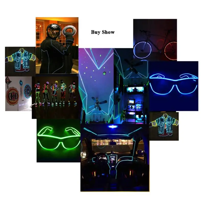LED EL Wire Neon Glow String Strip Light Flexible Neon Lamp Glow String Light For Car Decoration With Sewing Edge Car Styling
LED EL Wire Neon Glow String Strip Light Flexible Neon Lamp Glow String Light For Car Decoration With Sewing Edge Car Styling