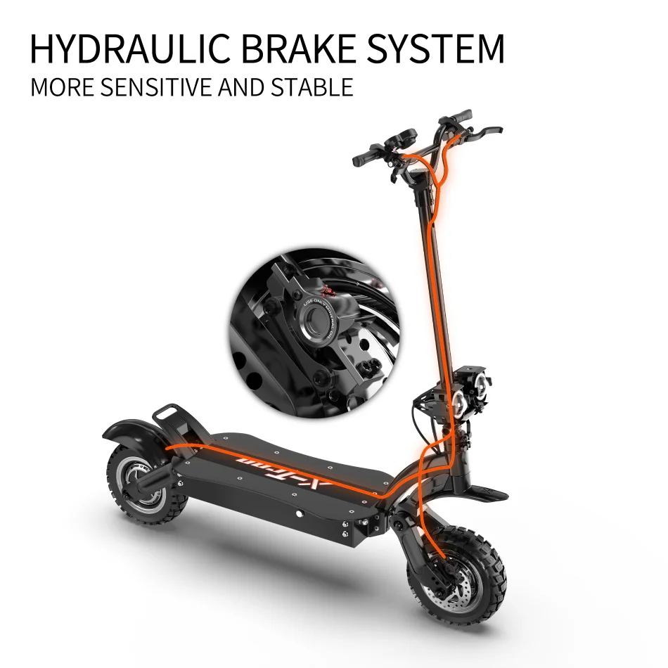 X-Tron X20 52V2400W Electric Scooter Fat Tire Electric Scooters Adults Dual Motor Hydraulic Brake
X-Tron X20 52V2400W Electric Scooter Fat Tire Electric Scooters Adults Dual Motor Hydraulic Brake