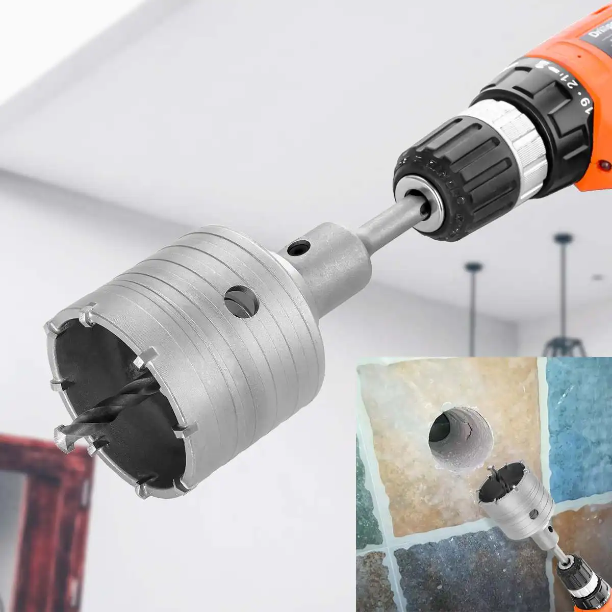 68mm SDS PLUS 68mm Concrete Hole Saw Electric Hollow Core Drill Bit Shank 110mm Cement Stone Wall Air Conditioner Carbon Steel
68mm SDS PLUS 68mm Concrete Hole Saw Electric Hollow Core Drill Bit Shank 110mm Cement Stone Wall Air Conditioner Carbon Steel