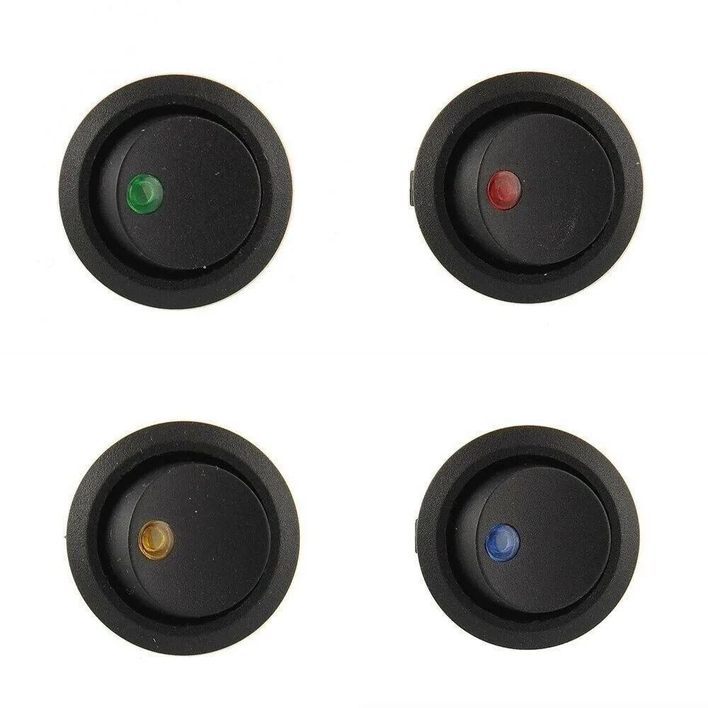 20PCS On Off Small SPST Toggle Switch DC 12V 6A LED Circular Toggle Switch Car Auto Boat Round Rocker SPST Light Switch
20PCS On Off Small SPST Toggle Switch DC 12V 6A LED Circular Toggle Switch Car Auto Boat Round Rocker SPST Light Switch