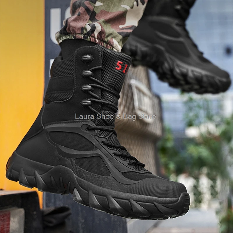 2021 military boots for men ankle hiking shoes high top combat tactical desert boots ourdoor male casual shoes big size 39-48
2021 military boots for men ankle hiking shoes high top combat tactical desert boots ourdoor male casual shoes big size 39-48