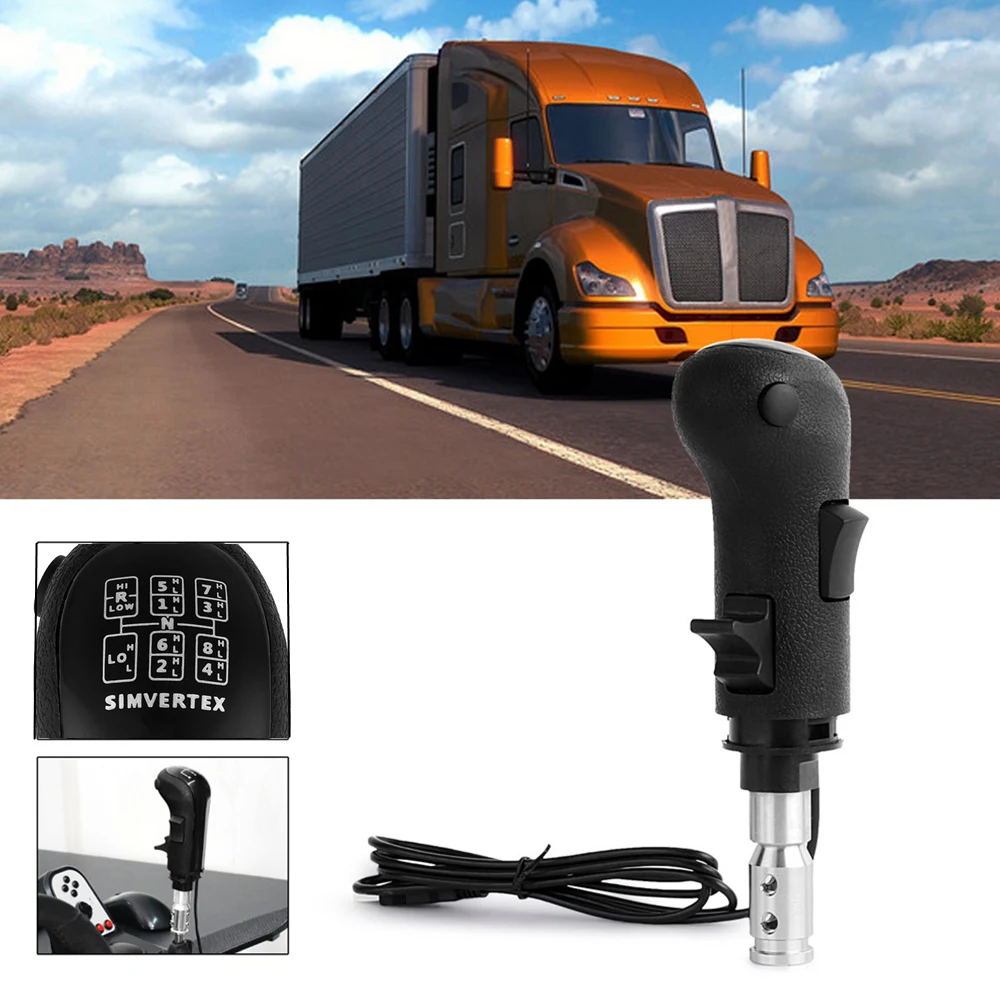 USB ручка переключения передач ATS ETS для Logitech G29 G27 G25 G920 H, ручка переключения передач для thrusmaster th8a для ATS ETS2 Games AI PC
USB ручка переключения передач ATS ETS для Logitech G29 G27 G25 G920 H, ручка переключения передач для thrusmaster th8a для ATS ETS2 Games AI PC