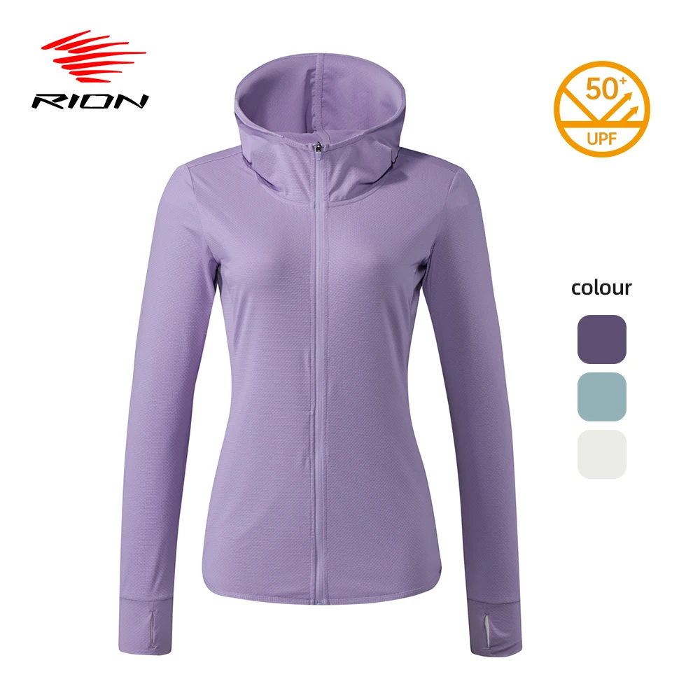 RION Women Jacket Sunscreen Coat UPF 50+ Hiking Jackets Unti-UV Breathable Female Outdoors Protective Wear High Quality Cycling
RION Women Jacket Sunscreen Coat UPF 50+ Hiking Jackets Unti-UV Breathable Female Outdoors Protective Wear High Quality Cycling