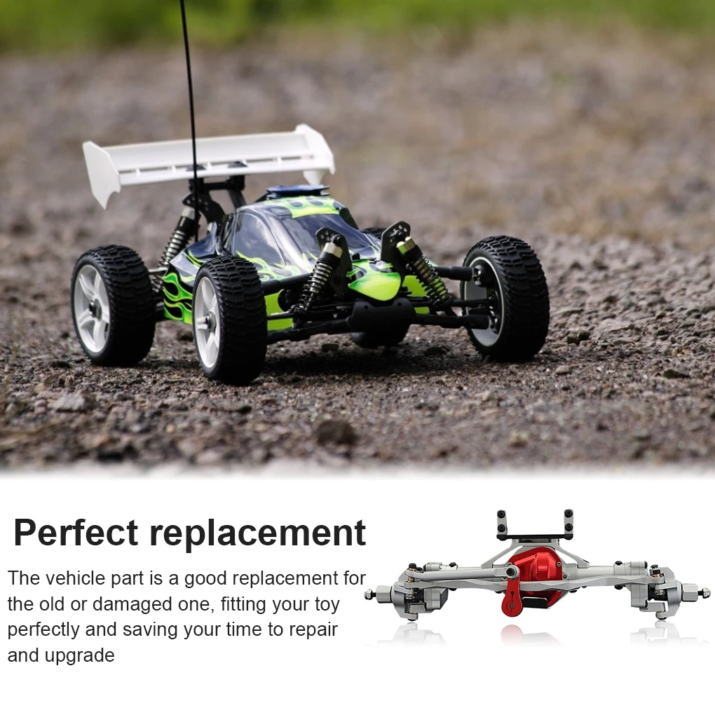 

Front and Rear Portal Axle Front and Rear Vehicle Upgraded Parts 1/10 RC Rock Crawler Accessories Replacement for SCX10 I II