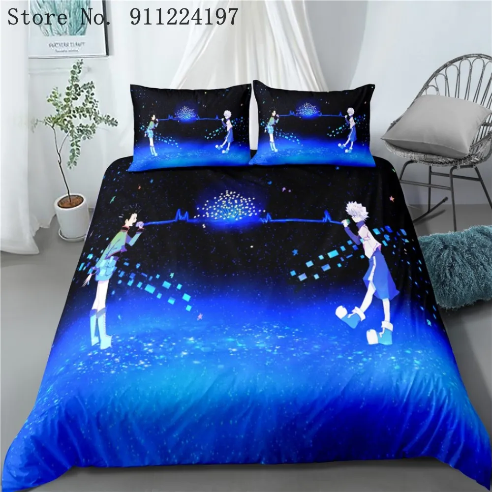 3D Bedding Set Full-time Hunter Anime HD Print Duvet Cover Set 220x240 Child Quilt Cover Queen King Home Decor Bedroom Set
3D Bedding Set Full-time Hunter Anime HD Print Duvet Cover Set 220x240 Child Quilt Cover Queen King Home Decor Bedroom Set
