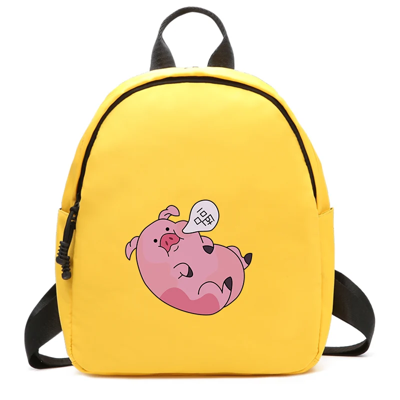 New High Quality Cute Cartoon Pig Printed Yellow Colors Backpack Korean Style Students Travel Bag Girls School Bag Ipad Backpack
New High Quality Cute Cartoon Pig Printed Yellow Colors Backpack Korean Style Students Travel Bag Girls School Bag Ipad Backpack
