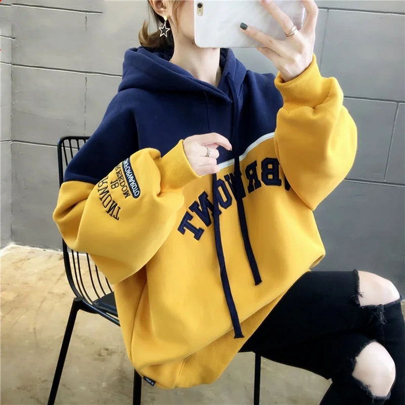 Spring & Autumn Plus Size Women Clothing 2021 New Plus Velvet Thick Sweater Fat Mm Letter Printing Sweet Long-sleeved Hooded Top
Spring & Autumn Plus Size Women Clothing 2021 New Plus Velvet Thick Sweater Fat Mm Letter Printing Sweet Long-sleeved Hooded Top