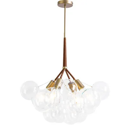 E27 LED 18 Heads Nordic Concise Art Molecular Glass Chandelier Creative Designer Glass Bubbles Hanging Light Fixtures ZM1118
E27 LED 18 Heads Nordic Concise Art Molecular Glass Chandelier Creative Designer Glass Bubbles Hanging Light Fixtures ZM1118