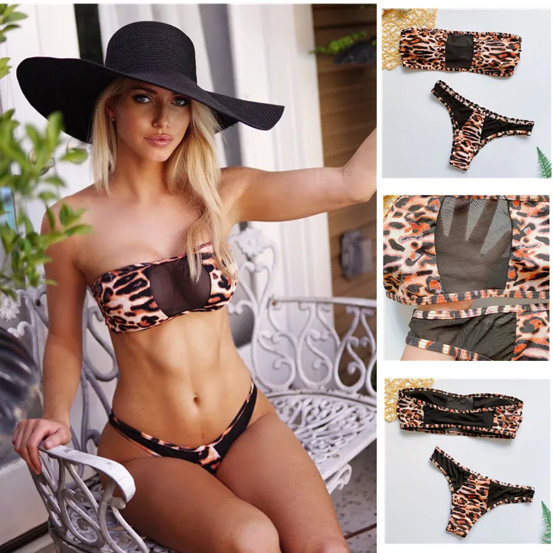 Print Leopard Bikini Female Swimwear Push Up Beach Sexy Women Swimsuit Bikini Set 2021 Summer Bathing Suit Bandeau Swimming Suit
Print Leopard Bikini Female Swimwear Push Up Beach Sexy Women Swimsuit Bikini Set 2021 Summer Bathing Suit Bandeau Swimming Suit