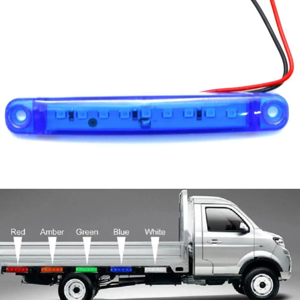 9 LED Truck Side Marker Indicator Light Turn Signal Brake Bus 12V/24V UTE Auto Lamp Lamp Lorry X8Q5 Trailer Warning Car Lig O0J1 
9 LED Truck Side Marker Indicator Light Turn Signal Brake Bus 12V/24V UTE Auto Lamp Lamp Lorry X8Q5 Trailer Warning Car Lig O0J1