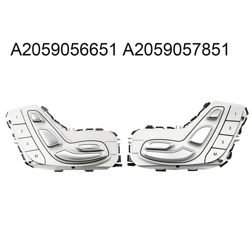 Pair Seat Control Adjust Switch Button Assembly for Mercedes Benz C E GLC W205 W213 X205 A2059056651 A2059057851 
Pair Seat Control Adjust Switch Button Assembly for Mercedes Benz C E GLC W205 W213 X205 A2059056651 A2059057851