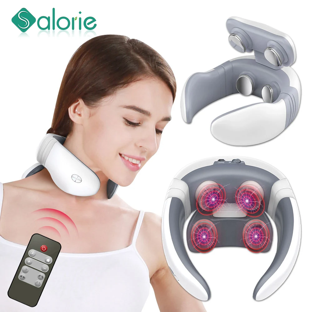 Intelligent Neck Massager Acupuncture Electric Cervical Massager Pulse 4 Heads with Heating Relieve Pain Tool Health Care
Intelligent Neck Massager Acupuncture Electric Cervical Massager Pulse 4 Heads with Heating Relieve Pain Tool Health Care