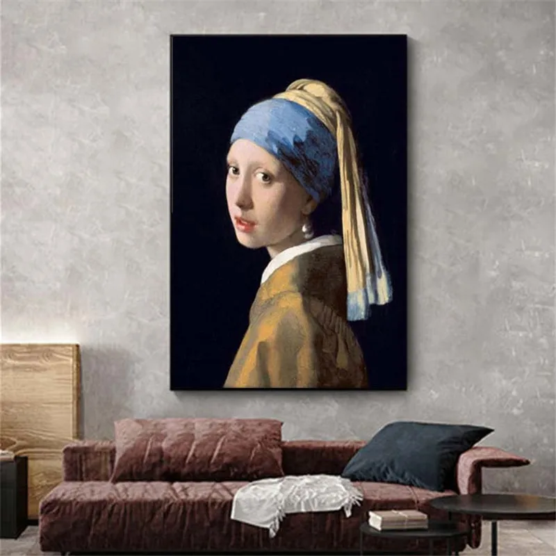 The Girl With A Pearl Earring Canvas Paintings Reproductions Famous Artwork By Jon Pop Art Prints Wall Pictures For room Decor
The Girl With A Pearl Earring Canvas Paintings Reproductions Famous Artwork By Jon Pop Art Prints Wall Pictures For room Decor