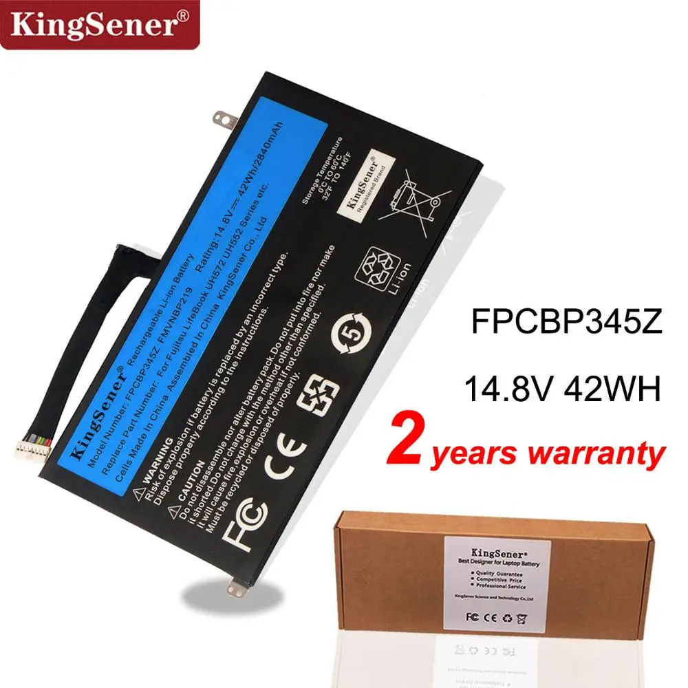 Аккумулятор KingSener FPCBP345Z для ноутбука Fujitsu LifeBook UH572 UH552 аккумулятор ультрабука FMVNBP219