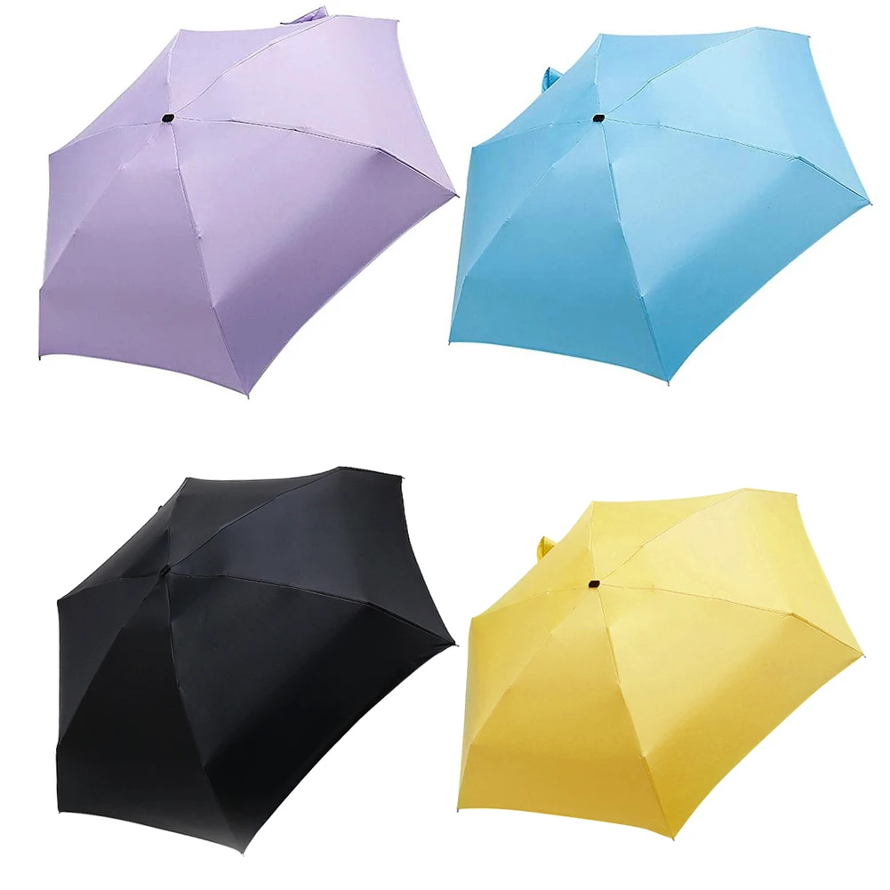 Mini Pocket Umbrella Women Men Windproof 5 Folding Travel Portable Ultra Light Outdoor Sun Rain UV Protection Umbrellas Hot Sale
Mini Pocket Umbrella Women Men Windproof 5 Folding Travel Portable Ultra Light Outdoor Sun Rain UV Protection Umbrellas Hot Sale