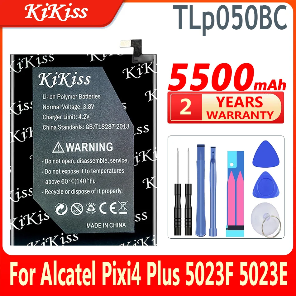 Сменный аккумулятор для Alcatel Pixi 4 Plus Power 5023F 5023E 4 Plus, 5500 мАч
Сменный аккумулятор для Alcatel Pixi 4 Plus Power 5023F 5023E 4 Plus, 5500 мАч