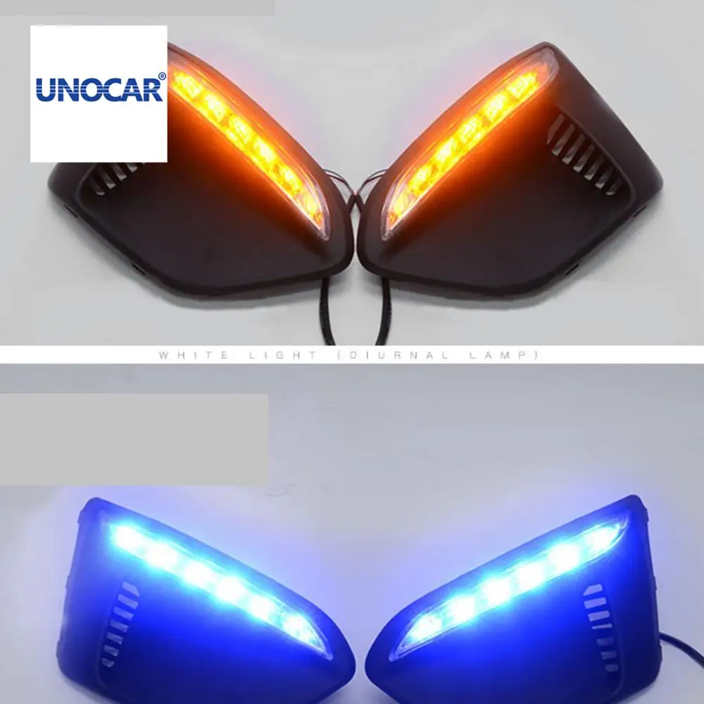 Car styling For Kia Kxcross 17-19 daytime running light front fog light pretending to highlight daytime running light retrofit 
Car styling For Kia Kxcross 17-19 daytime running light front fog light pretending to highlight daytime running light retrofit