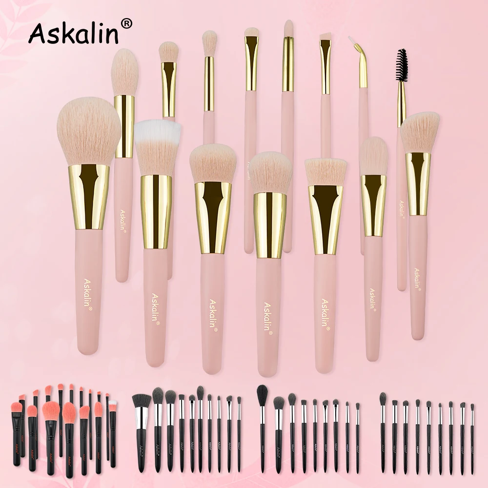 Askalin Professional Synthetic Makeup Brushes Set Nano Wool Fiber Foundation Powder Blush Shadow Eyeshadow Vegan makeup brush
Askalin Professional Synthetic Makeup Brushes Set Nano Wool Fiber Foundation Powder Blush Shadow Eyeshadow Vegan makeup brush