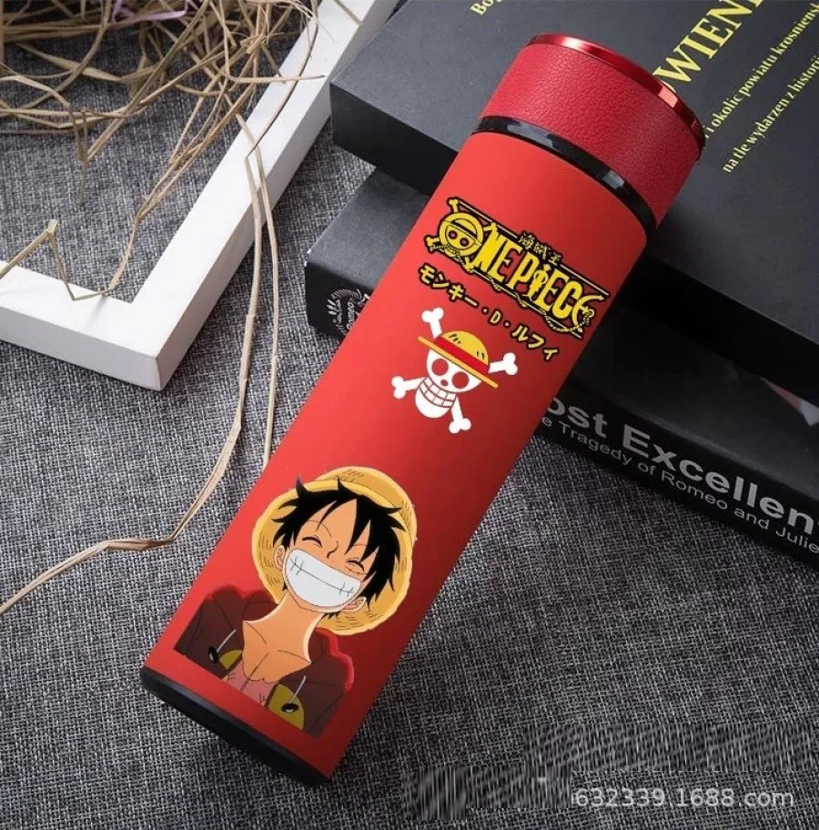 Japanese Cartoon Stainless Steel Thermos Cup Anime One Piece Luffy Cosplay Vacuum Cup Thermos Smart Coffee Cup Water Bottle Gift 
Japanese Cartoon Stainless Steel Thermos Cup Anime One Piece Luffy Cosplay Vacuum Cup Thermos Smart Coffee Cup Water Bottle Gift