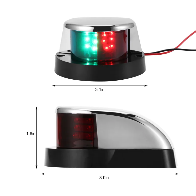 12VHighQuality NavigationLightsLEDCombinationBowLightMarineBoatLEDRedGreenPontoonsSailingSignalLights
12VHighQuality NavigationLightsLEDCombinationBowLightMarineBoatLEDRedGreenPontoonsSailingSignalLights