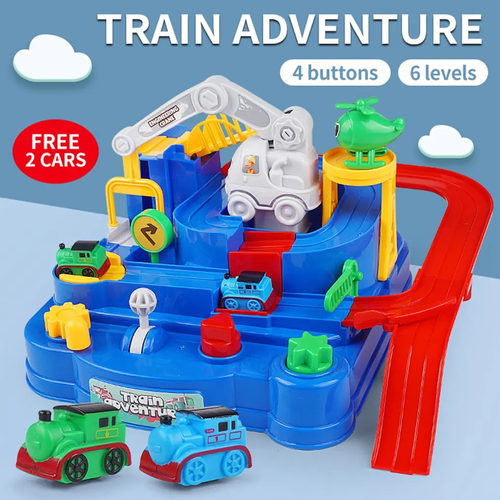 

Race Tracks Car Adventure Toys For 3-8 Year Old Boys Girls City Rescue Toy Vehicle Car Track Playsets For Toddlers Rc Toys 2021