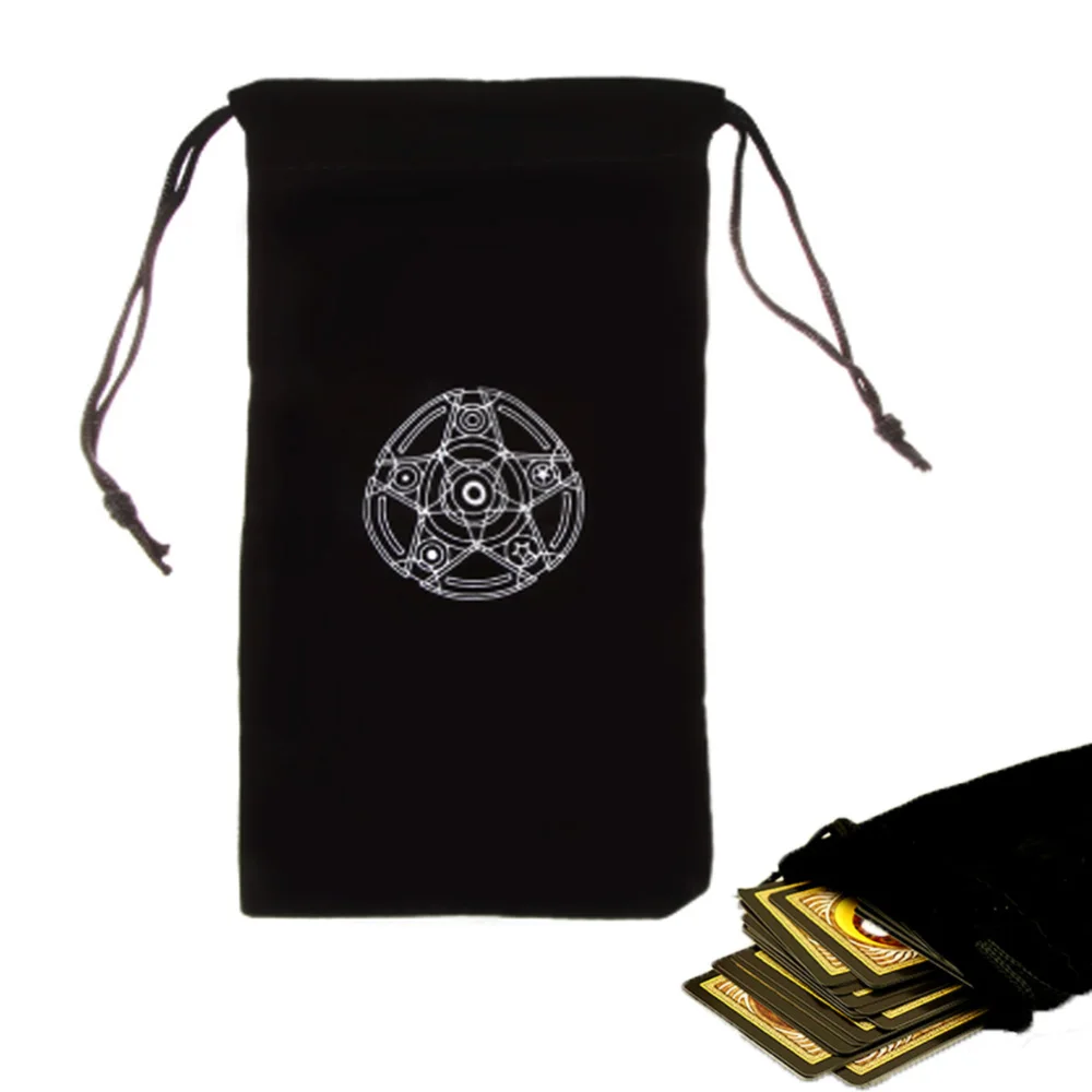 Velvet Pentagram Tarot Card Storage Bag home toy jewelry mini drawstring package board game bag for playing cards
Velvet Pentagram Tarot Card Storage Bag home toy jewelry mini drawstring package board game bag for playing cards