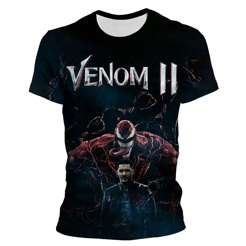 Футболка унисекс с оригинальным 3D принтом крутая Модная рубашка аниме We Are Venom 2