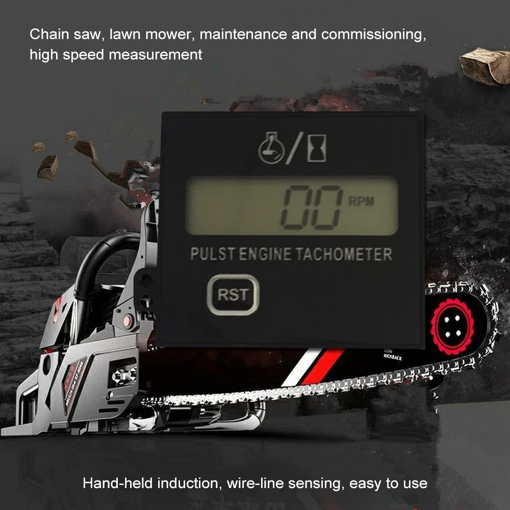 100% Sensing Tachometer Chainsaw Gesture Gasoline Engine Lawn Mower High Speed Equipment Digital Display Pulse Speedometer 3V
100% Sensing Tachometer Chainsaw Gesture Gasoline Engine Lawn Mower High Speed Equipment Digital Display Pulse Speedometer 3V