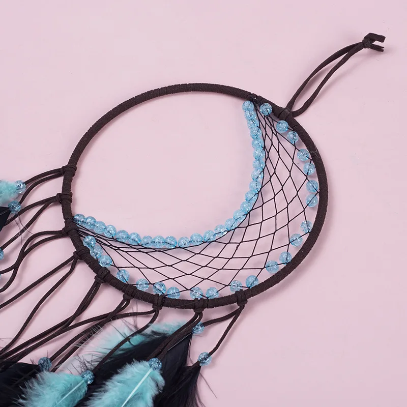 Creative Blue Dreamcatcher Home Wall Hanging Decoration Feather Ornament Pendant Beads Decor
Creative Blue Dreamcatcher Home Wall Hanging Decoration Feather Ornament Pendant Beads Decor