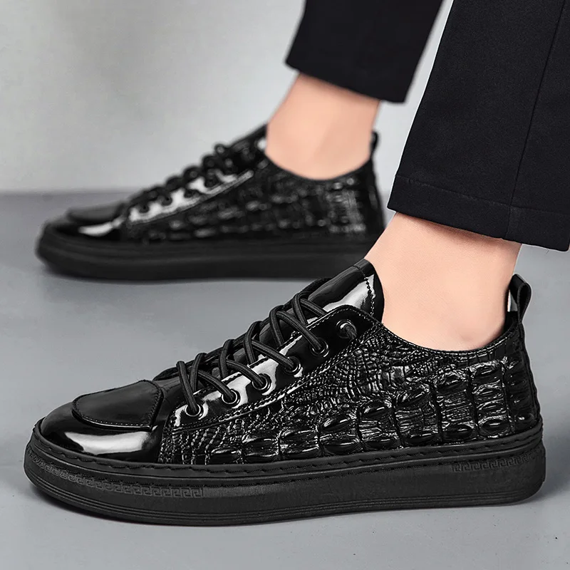 New Arrival Casual Shoe Mens Black Youth Fashion Men Shoes Anti Slip Male Casual Sneakers Brand Walking Shoes For Man Size 39-44
New Arrival Casual Shoe Mens Black Youth Fashion Men Shoes Anti Slip Male Casual Sneakers Brand Walking Shoes For Man Size 39-44