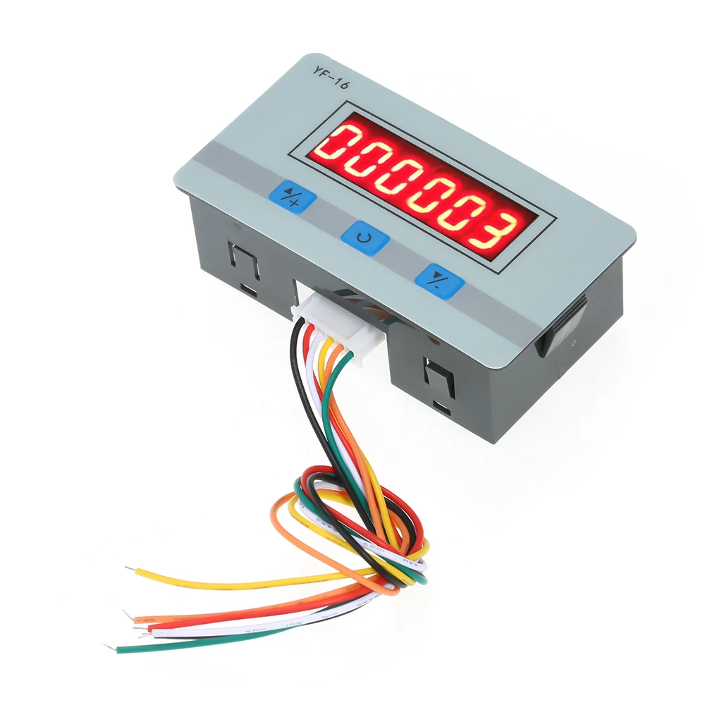 Digital Counter Module DC/AC5V~24V Hour Meter Mini Calculator Electronic Totalizer with NPN and PNP Signal Interface
Digital Counter Module DC/AC5V~24V Hour Meter Mini Calculator Electronic Totalizer with NPN and PNP Signal Interface