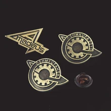 Cartoon Steins Gate Badge Brooches Pins Amadeus Makise Kurisu Labmen The Fate of The Stone Metal Pins Women Men Bag Shirt Gift
