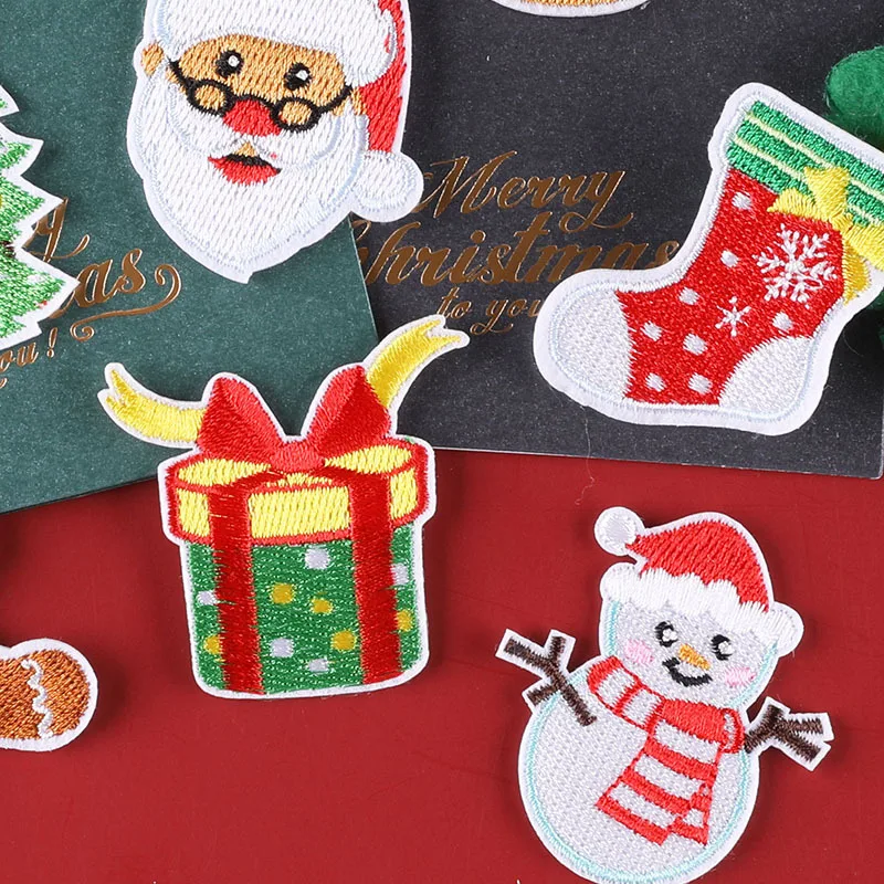 1PC/1Set Embroidered Patches Santa Claus Snowman Deer Iron On Patch DIY Appliques Clothing Jacket Patchwork Christmas Decor
1PC/1Set Embroidered Patches Santa Claus Snowman Deer Iron On Patch DIY Appliques Clothing Jacket Patchwork Christmas Decor